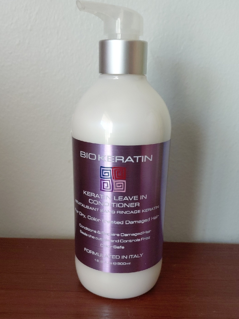 BioKeratin Leave-In Conditioner — White Bottle with Purple Label 18.9 Fl Oz